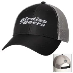 Stroke Play Golf Apparel Birdies And Beers Trucker Hat -golf clubs importe boutique BirdiesandBeersBlack 919478
