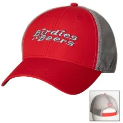 Stroke Play Golf Apparel Birdies And Beers Trucker Hat -golf clubs importe boutique BirdiesandBeersRed 886804