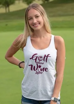 Stroke Play Golf Apparel Golf Now Wine Later Women's Tank Top -golf clubs importe boutique DSC 0058 3827fb5e 642e 4637 a419 2e7e15e2f6f6