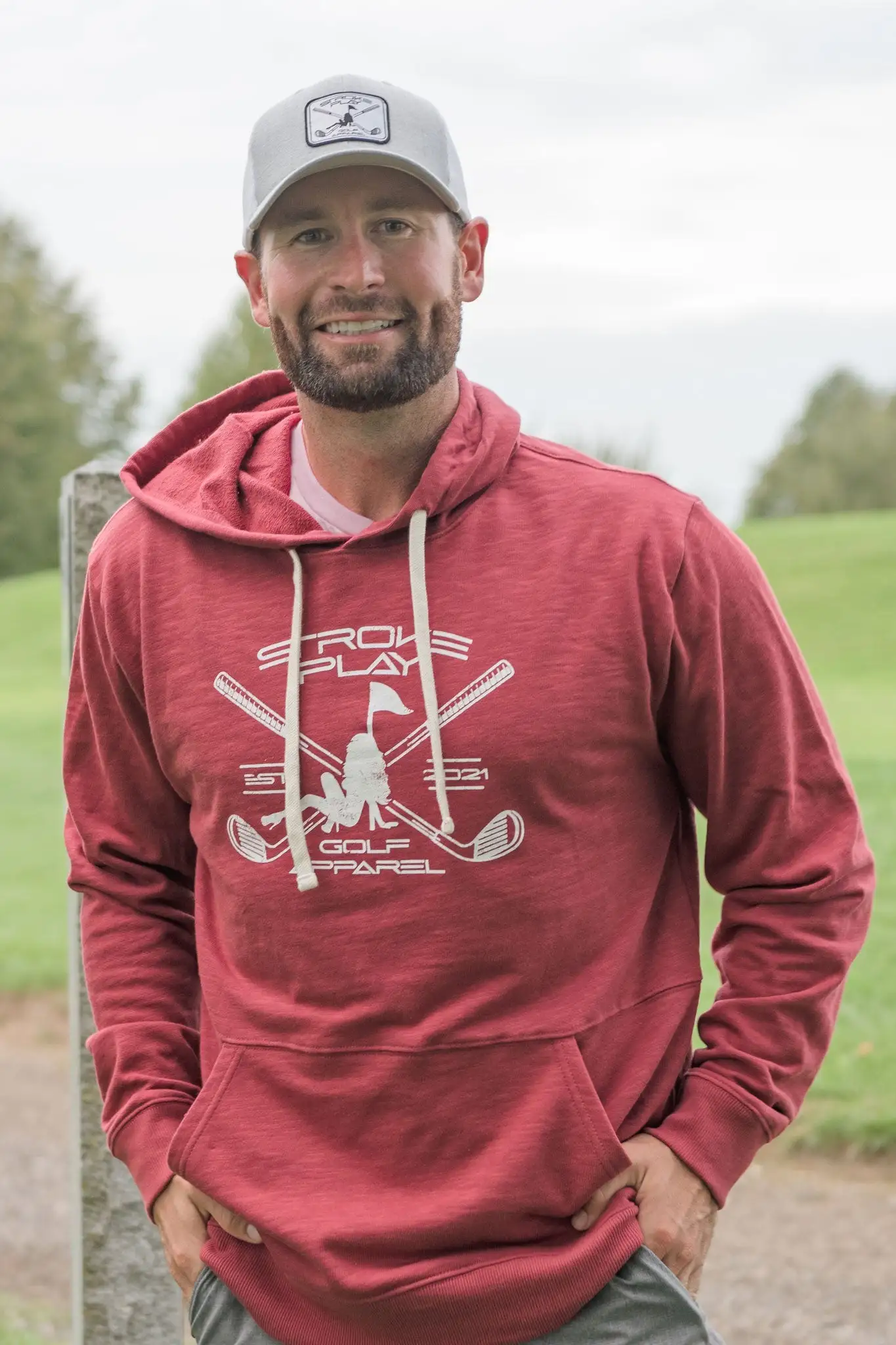 Stroke Play Golf Apparel Men's Country Club Hoodie 3 Stroke Play Golf Apparel Men's Country Club Hoodie - Image 3