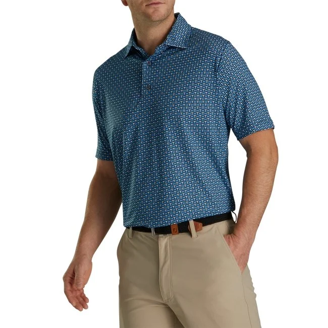 FootJoy Lisle Half Moon Geo Self Collar 2 FootJoy Lisle Half Moon Geo Self Collar - Image 2