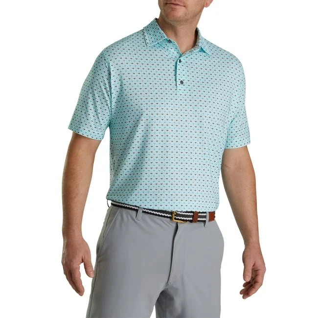FootJoy Lisle Half Moon Geo Self Collar 3 FootJoy Lisle Half Moon Geo Self Collar - Image 3