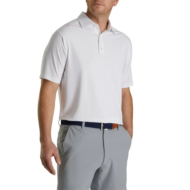 FootJoy Solid Lisle Set On Placket 1 FootJoy Solid Lisle Set On Placket
