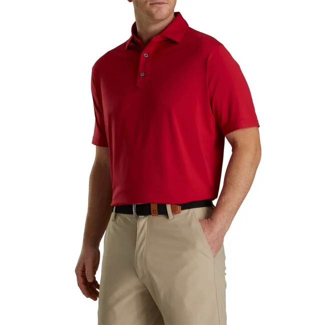 FootJoy Solid Lisle Set On Placket 3 FootJoy Solid Lisle Set On Placket - Image 3