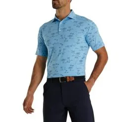 FootJoy Tropic Golf Print Lisle Self Collar -golf clubs importe boutique FJ 29836 02 392885