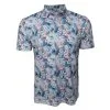 Stroke Play Golf Apparel Regal Flamingo Men's Golf Polo -golf clubs importe boutique FlamingoPalms