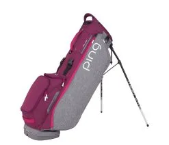 Ping HooferLite Stand Bag 2022 -golf clubs importe boutique HooferLite 08 HeatherGrey Garnet Magentacopy 275811