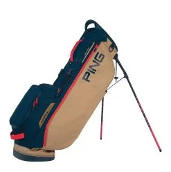 Ping HooferLite Stand Bag 2022 -golf clubs importe boutique HooferLite 18 Tan Navy Sunkiss 981937