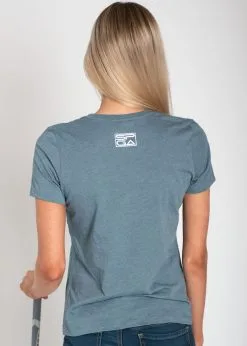 Stroke Play Golf Apparel Stroke Play Circle Women's T-Shirt -golf clubs importe boutique Ladies t shirt back short sleeve logo slate slate 8c94e6c9 1e63 457d 8783 3089fdcbed19