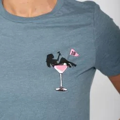Stroke Play Golf Apparel 19th Hole Women's T-Shirt -golf clubs importe boutique Ladies t shirt slate close up short sleeve martini 19th hole a9edeb90 5e02 48c5 ada4 fac5cd685bbd