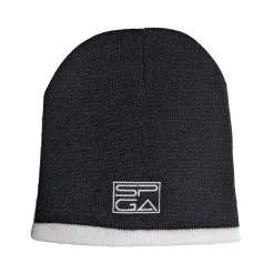 Stroke Play Golf Apparel Men's Black SPGA Beanie