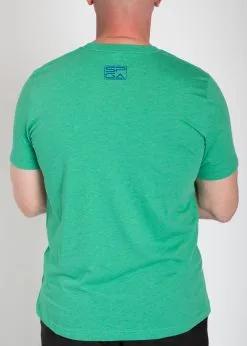 Stroke Play Golf Apparel Stroke Play Men's T-Shirt -golf clubs importe boutique Stroke Play logo tshirt t logo green back cotton poly