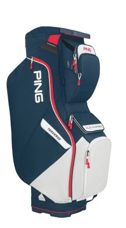 Ping Traverse Cart Bag -golf clubs importe boutique Traverse 05 Navy White Red 207246